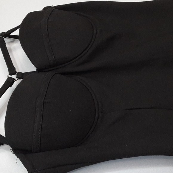 Lush Gothcore Black Bodycon Mini Dress - Picture 2 of 8